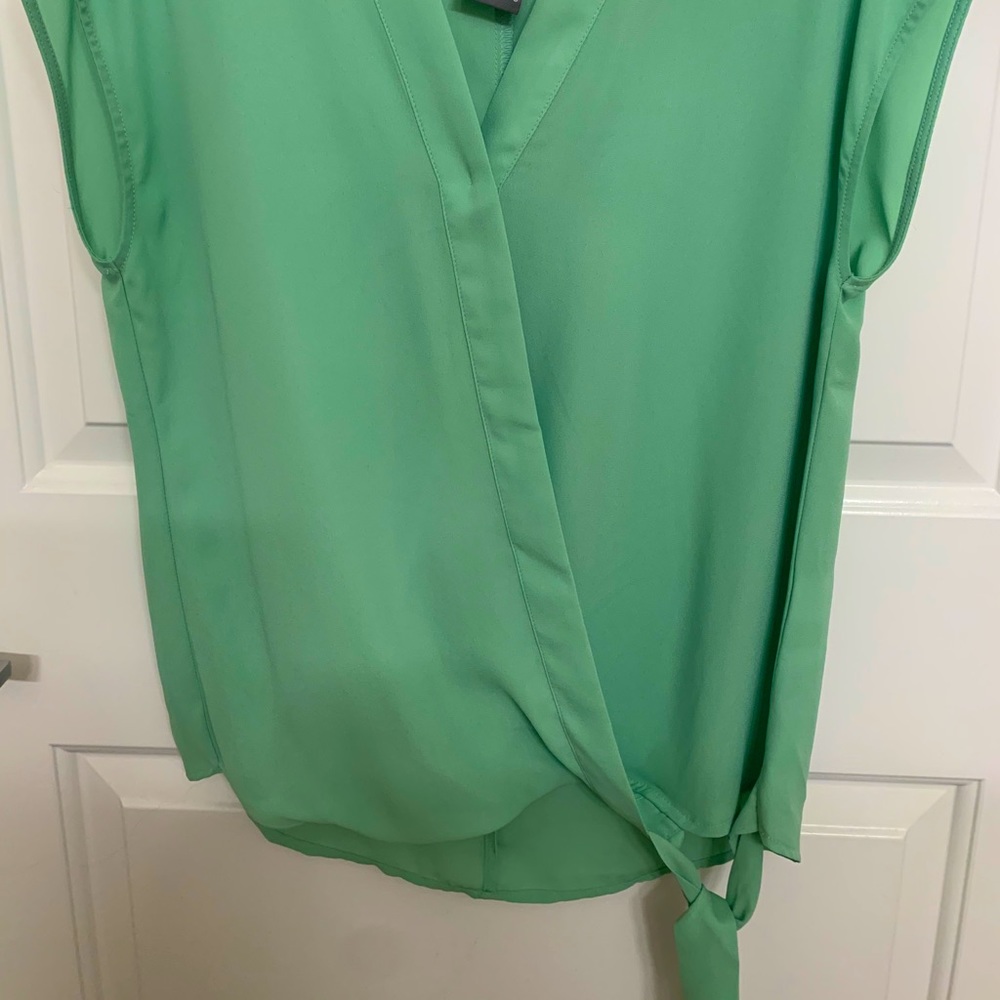 Mint green blouse